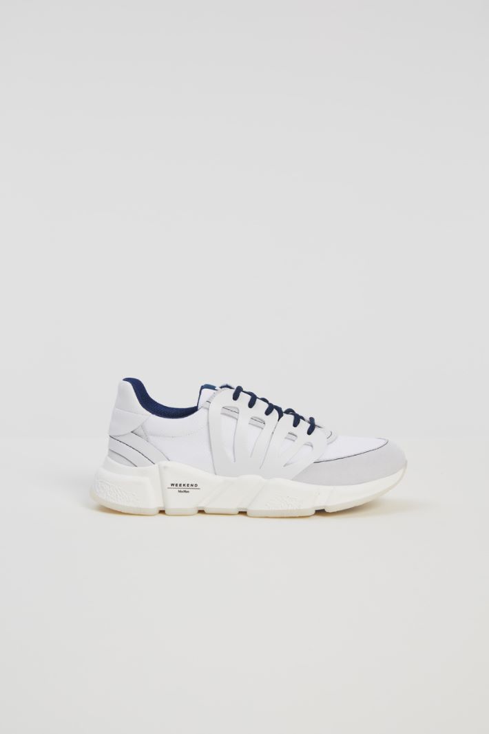 Scarpe Gioco Comode Suola Gomma Rinforzata Anemone Vl. - Sneakers In Pelle E Tessuto Tecnico Bianco Platino Falcotto Anemone Vl Scarpe Falcotto