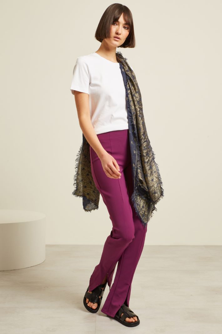 Stola jacquard