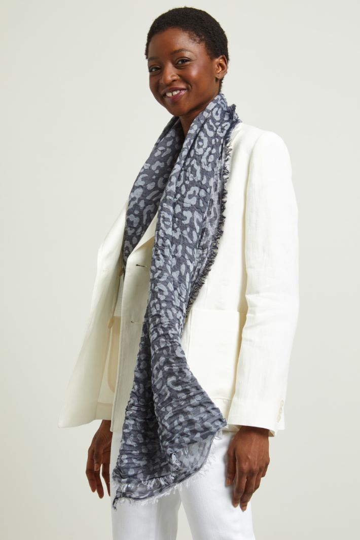 Stola in garza jacquard Intrend - 2