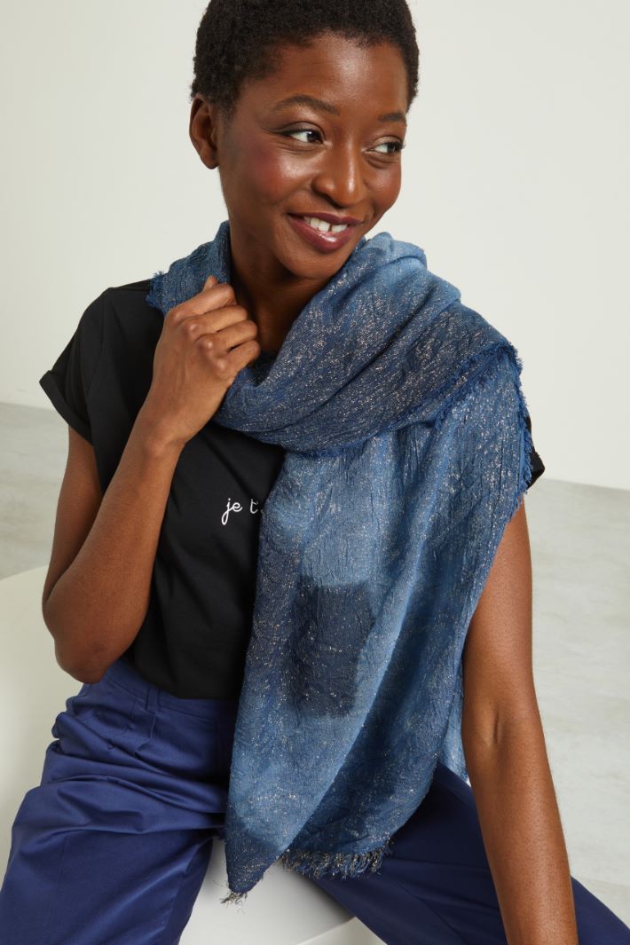 Lurex viscose stole Intrend