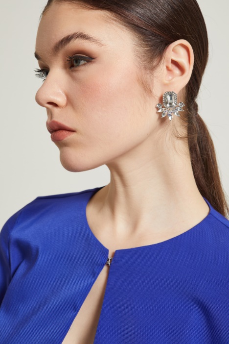 Orecchini con maxi strass Intrend - 2