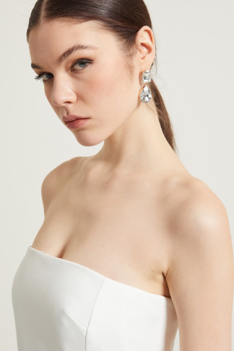 Orecchini con strass a goccia Intrend - 2