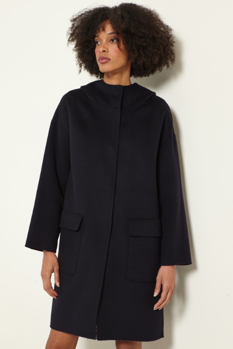 Cappotto con cappuccio