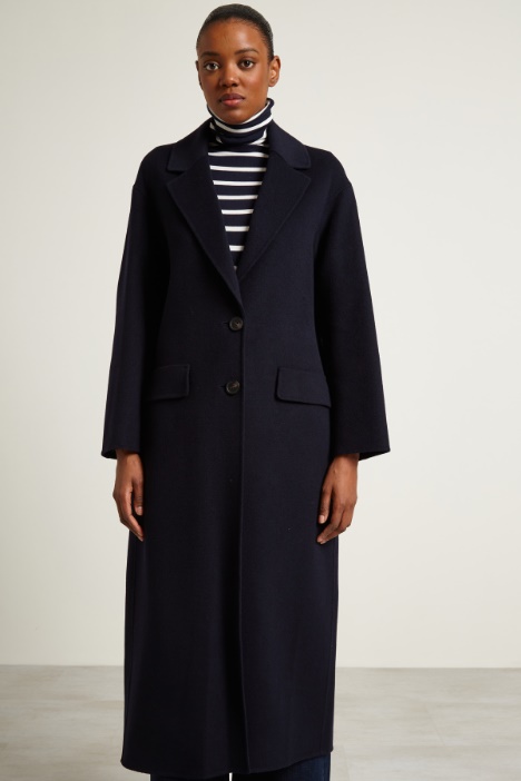 Cappotto con rever piccolo