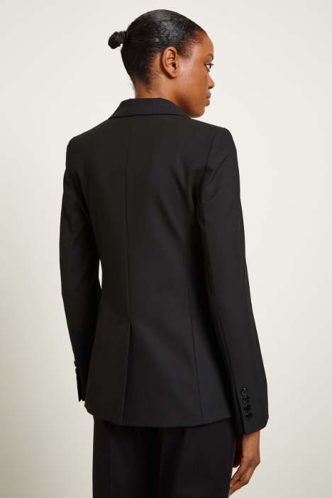 Blazer doppiopetto in tela