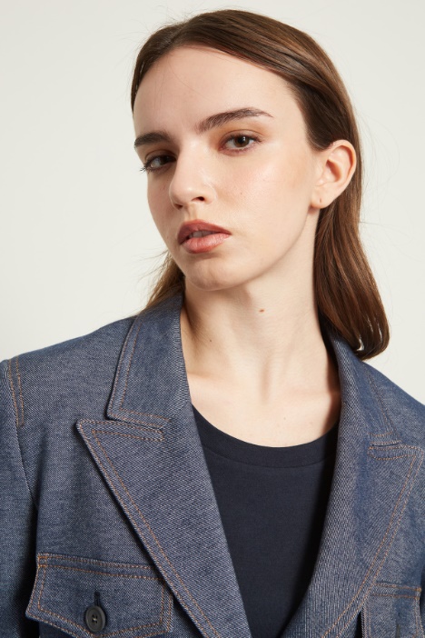 Blazer in denim