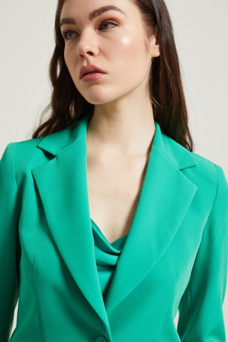 Blazer con bottone singolo