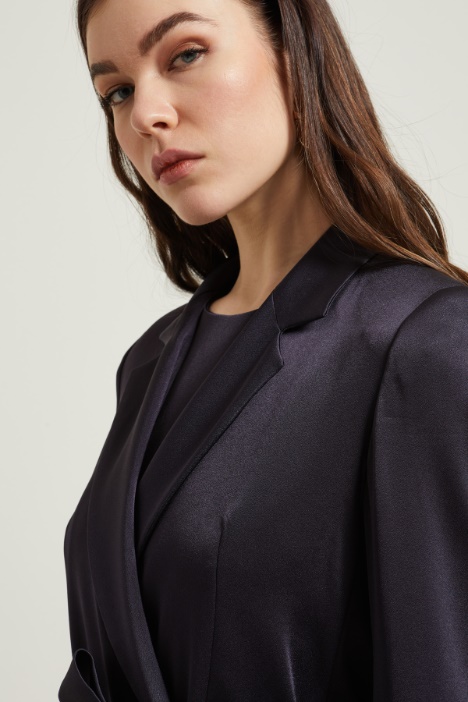 Blazer doppiopetto con cintura