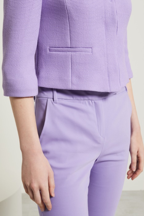 Giacca corta con finte tasche