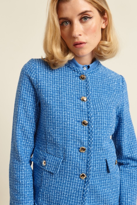 Giacca con bottoni in metallo