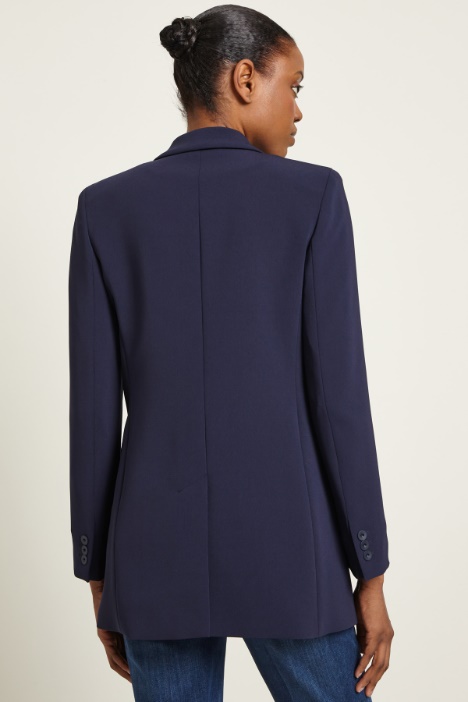 Blazer monopetto in cady