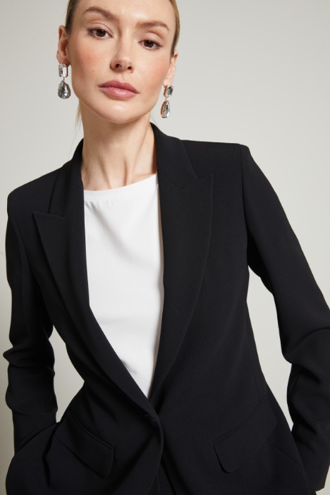 Blazer monopetto in cady