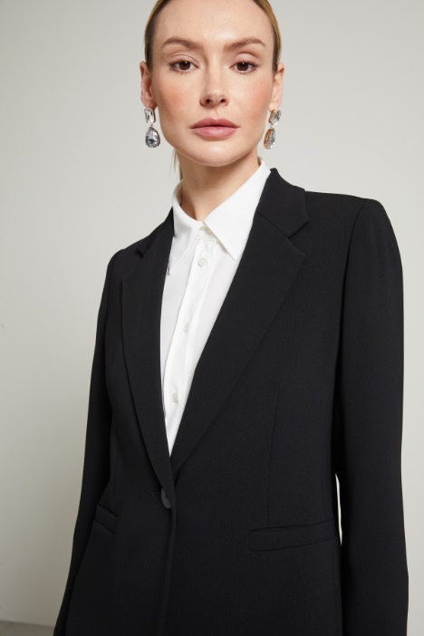 Blazer con bottone singolo