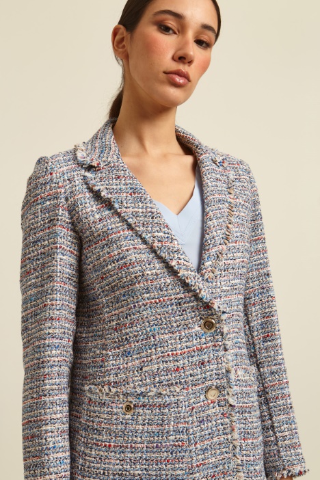 Blazer in stuoia