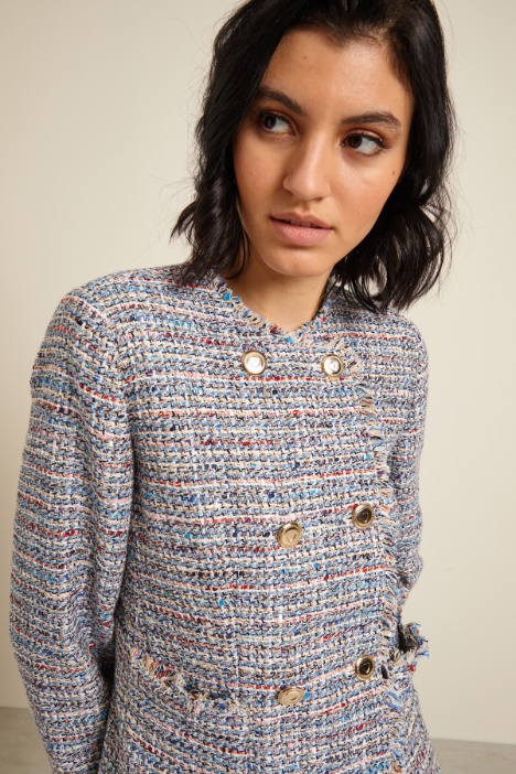 Giacca doppiopetto in cotone