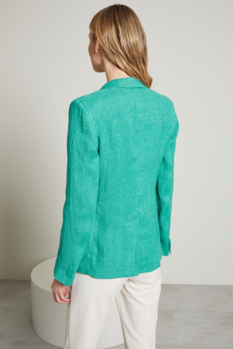 Blazer in tela di puro lino Intrend - 3