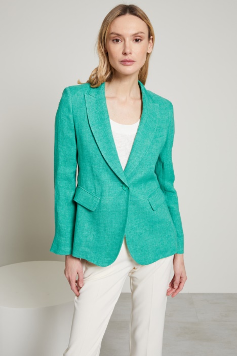 Blazer in tela di puro lino Intrend - 2