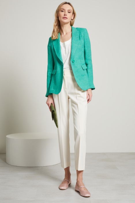 Blazer in tela di puro lino Intrend
