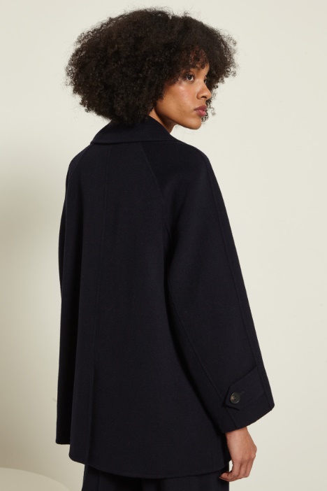 Caban doppio petto in lana