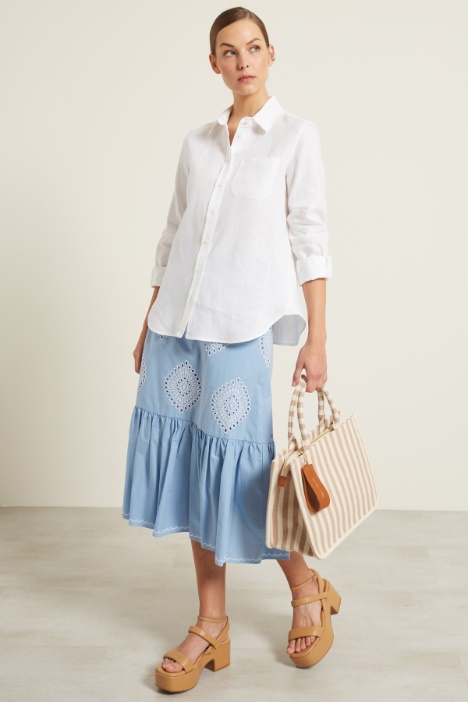 Linen canvas shirt Intrend