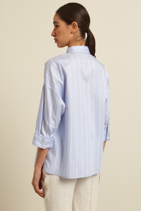 Camicia in popeline di cotone