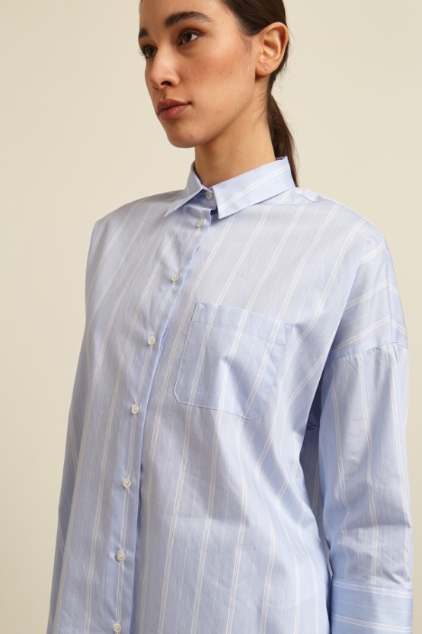 Camicia in popeline di cotone