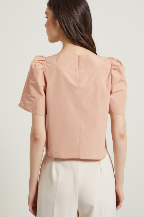 Blusa in taffetà