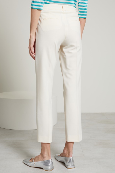 Cropped canvas trousers Intrend - 2