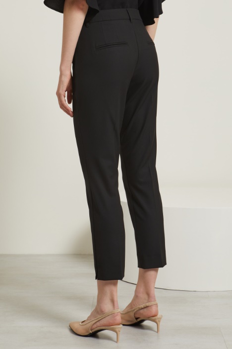 Pantaloni a sigaretta in tela