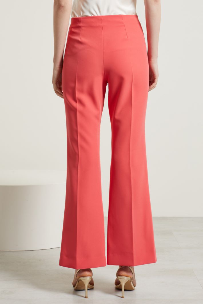 Slit-embellished trousers Intrend - 2