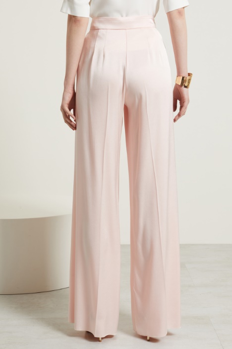 Pantaloni fluidi in raso Intrend - 2