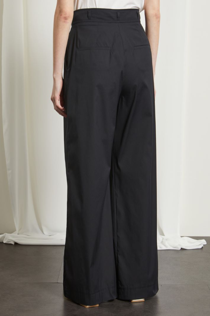 Pantaloni palazzo in cotone