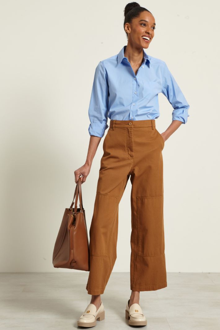 Con-ta Pantaloni Termici Donna In Cotone E Poliestere – Modellanti, 3/4, Isolamento Termico – Borgogna Melange Taglia 44