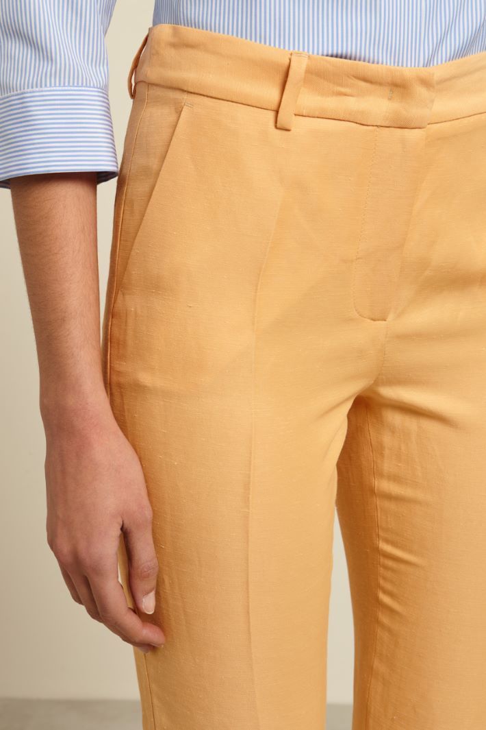 Pantaloni in misto lino  Intrend - 2