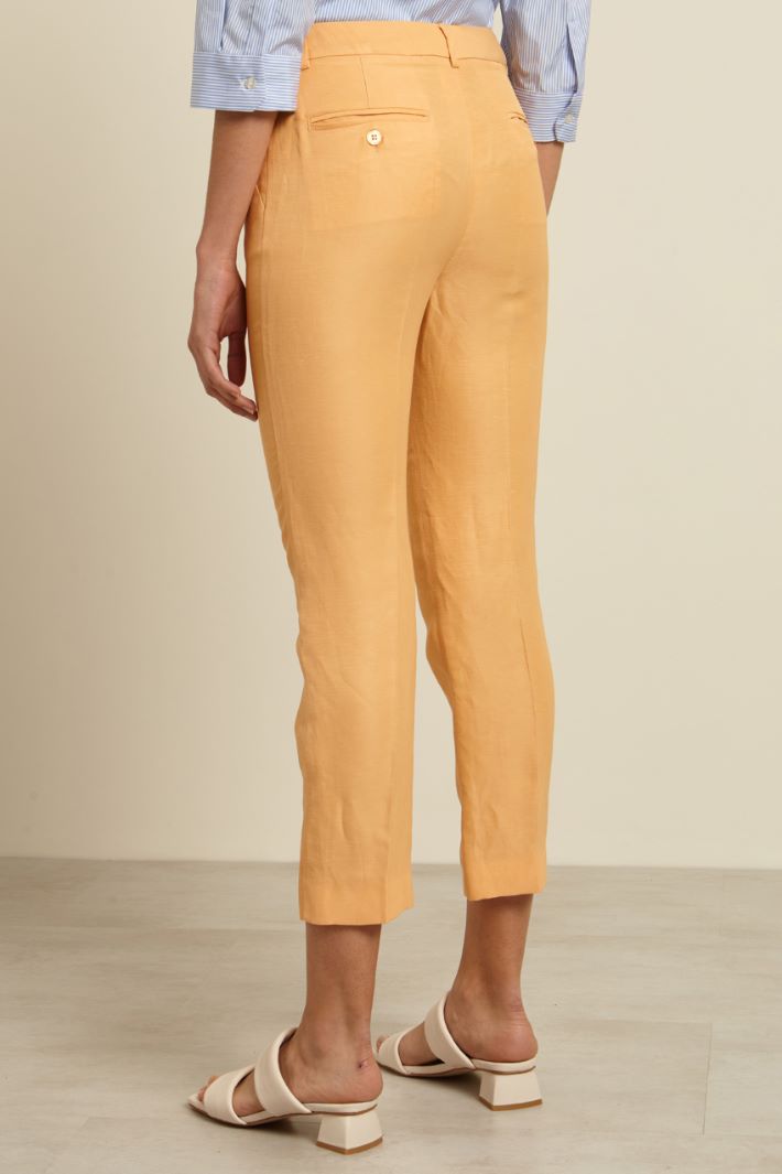 Pantaloni in misto lino  Intrend - 3