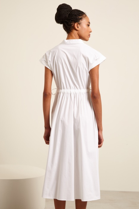 Crossed V-neck dress Intrend - 2