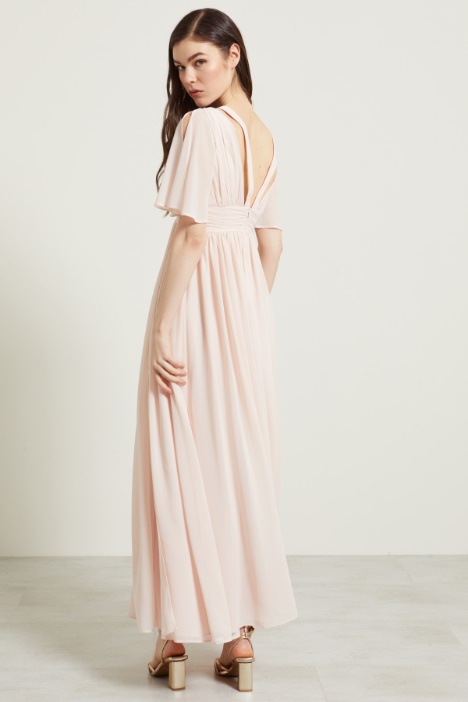 Abito lungo drappeggiato