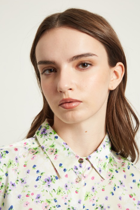 Abito con cintura in gros grain