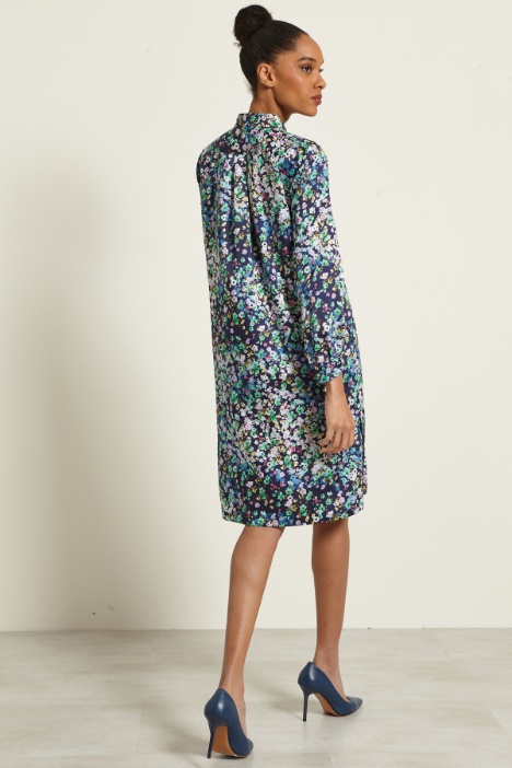 Abito con cintura in gros grain