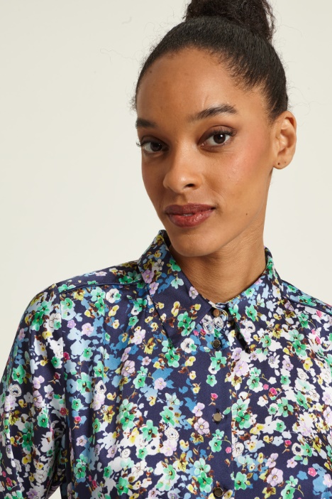 Abito con cintura in gros grain