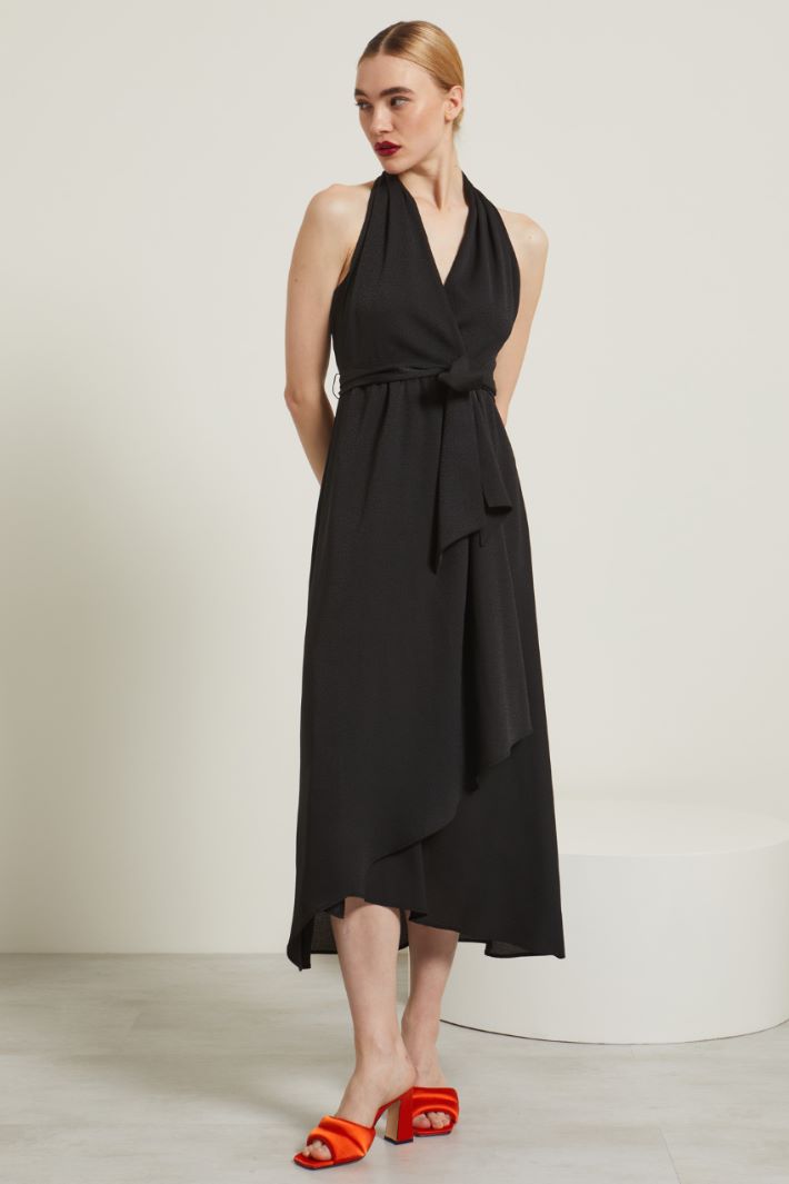 Abito Silamoda Senza Maniche In Misto Poliestere – Eleganza Semplice Per Donna, Colore Nero, Taglia S, Perfetto Per Ufficio O Serata
