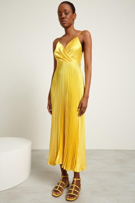 Abito lungo plissè
