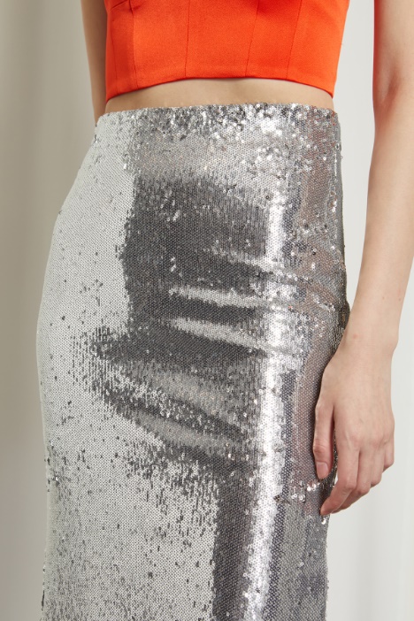 Gonna con paillettes