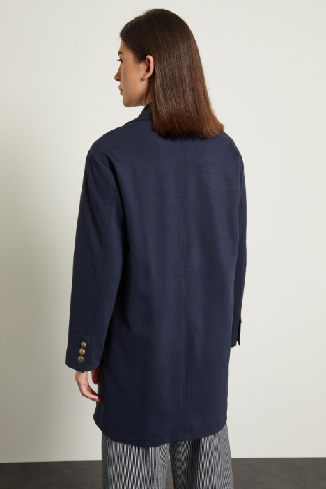 Cappotto morbido in jersey