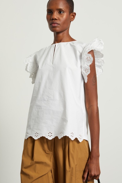 Broderie anglaise cotton top Intrend