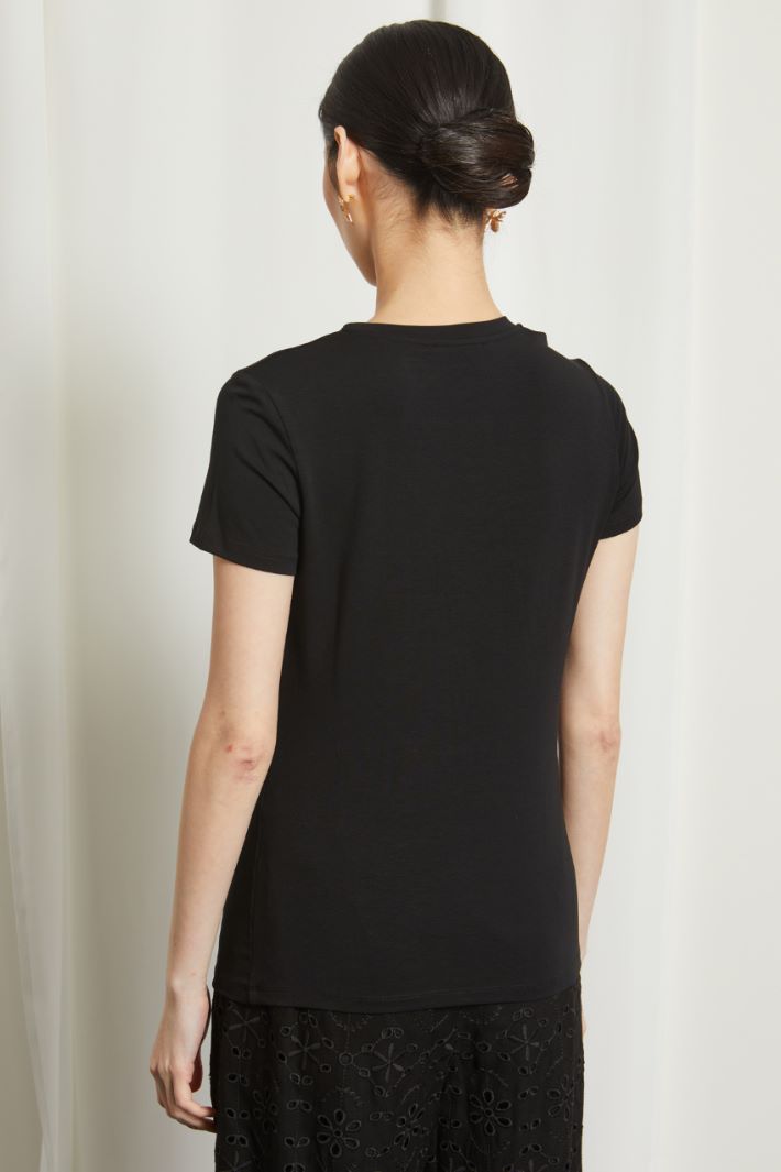 Knot-embellished T-shirt Intrend - 4