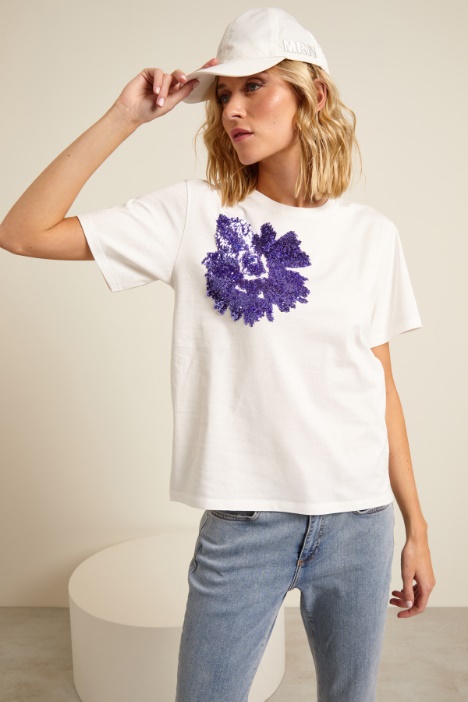 Camiseta con lentejuelas Intrend