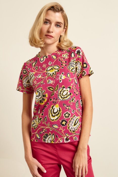 T-shirt con spacchetti Intrend