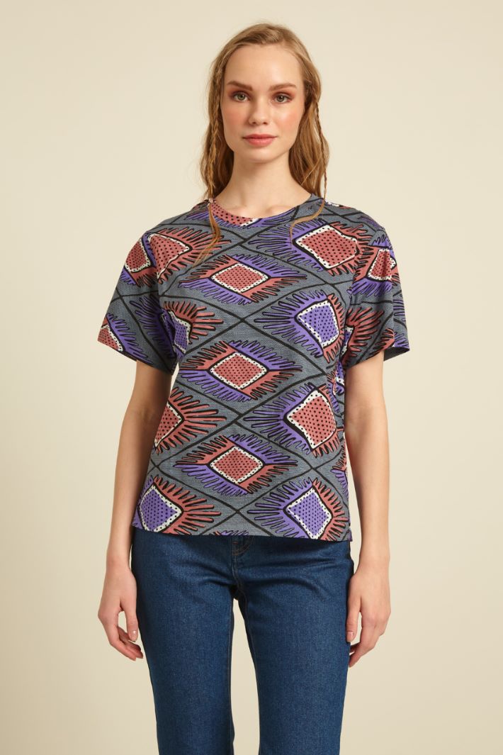 T-shirt in cotone  Intrend - 2