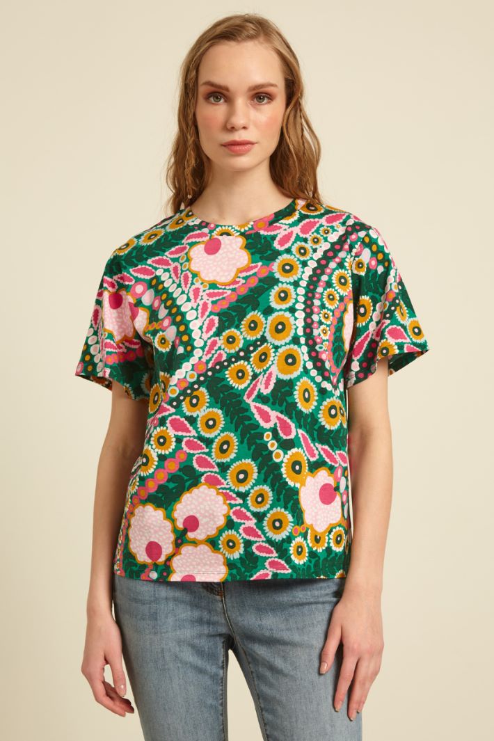 T-shirt in cotone  Intrend - 2